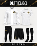 DLFTHELABEL complete set met wit trainingsjack – maat 116 t/m 164